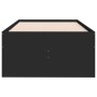 Tumbona con cajones madera de ingeniería negro 90x200 cm de vidaXL, Camas y somieres - Ref: Foro24-3280875, Precio: 184,79 €,...