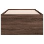 Tumbona con cajones madera ingeniería roble marrón 90x200 cm de vidaXL, Camas y somieres - Ref: Foro24-3280880, Precio: 214,4...