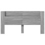 Cabecero de cama con LED gris Sonoma 200x16,5x103,5 cm de vidaXL, Cabeceros y pies de cama - Ref: Foro24-839271, Precio: 113,...