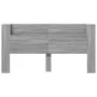 Cabecero de cama con LED gris Sonoma 200x16,5x103,5 cm de vidaXL, Cabeceros y pies de cama - Ref: Foro24-839271, Precio: 112,...