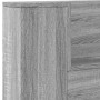 Cabecero de cama con LED gris Sonoma 200x16,5x103,5 cm de vidaXL, Cabeceros y pies de cama - Ref: Foro24-839271, Precio: 113,...