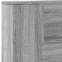 Cabecero de cama con LED gris Sonoma 200x16,5x103,5 cm de vidaXL, Cabeceros y pies de cama - Ref: Foro24-839271, Precio: 112,...