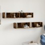 Muebles de pared 2 unidades roble ahumado 99x18x16,5 cm de vidaXL, Estantes y estanterías - Ref: Foro24-840452, Precio: 44,58...