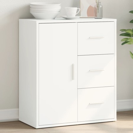 Aparador de madera de ingeniería blanco 60x31x70 cm de vidaXL, Aparadores - Ref: Foro24-840471, Precio: 85,00 €, Descuento: %