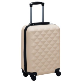 Maleta rígida con ruedas ABS dorado de vidaXL, Maletas - Ref: Foro24-92421, Precio: 60,58 €, Descuento: %