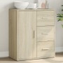 Aparador de madera de ingeniería roble Sonoma 60x31x70 cm de vidaXL, Aparadores - Ref: Foro24-840473, Precio: 82,61 €, Descue...