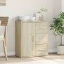 Aparador de madera de ingeniería roble Sonoma 60x31x70 cm de vidaXL, Aparadores - Ref: Foro24-840473, Precio: 82,61 €, Descue...