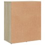 Aparador de madera de ingeniería roble Sonoma 60x31x70 cm de vidaXL, Aparadores - Ref: Foro24-840473, Precio: 82,61 €, Descue...