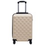 Maleta rígida con ruedas ABS dorado de vidaXL, Maletas - Ref: Foro24-92421, Precio: 60,58 €, Descuento: %