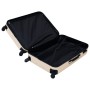 Maleta rígida con ruedas ABS dorado de vidaXL, Maletas - Ref: Foro24-92421, Precio: 60,58 €, Descuento: %