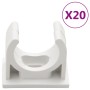Canaletas para cables con clips PVC Ø20 mm 10 m de vidaXL, Cableado - Ref: Foro24-155898, Precio: 12,92 €, Descuento: %