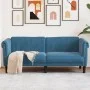 2-Sitzer-Sofa aus blauem Samt von vidaXL, Sofas - Ref: Foro24-372583, Preis: 246,80 €, Rabatt: %