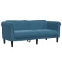2-Sitzer-Sofa aus blauem Samt von vidaXL, Sofas - Ref: Foro24-372583, Preis: 246,80 €, Rabatt: %