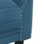 2-Sitzer-Sofa aus blauem Samt von vidaXL, Sofas - Ref: Foro24-372583, Preis: 246,80 €, Rabatt: %