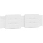 Estructura de cama con luz LED cuero sintético blanco 180x200cm de vidaXL, Camas y somieres - Ref: Foro24-3214125, Precio: 24...