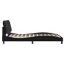 Estructura de cama con cabecero de terciopelo negro 120x200 cm de vidaXL, Camas y somieres - Ref: Foro24-3207913, Precio: 172...