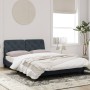 Estructura cama con cabecero terciopelo gris oscuro 140x190 cm de vidaXL, Camas y somieres - Ref: Foro24-3207918, Precio: 190...