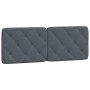 Estructura cama con cabecero terciopelo gris oscuro 140x190 cm de vidaXL, Camas y somieres - Ref: Foro24-3207918, Precio: 190...