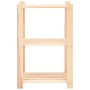 Estantería 3 niveles 3 unidades madera pino maciza 150 kg de vidaXL, Estanterías industriales - Ref: Foro24-3051122, Precio: ...