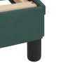 Estructura de cama con luces terciopelo verde oscuro 140x200 cm de vidaXL, Camas y somieres - Ref: Foro24-3213858, Precio: 21...
