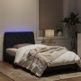 Estructura de cama con luces LED terciopelo negro 100x200 cm de vidaXL, Camas y somieres - Ref: Foro24-3213839, Precio: 137,1...