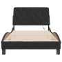 Estructura de cama con luces LED terciopelo negro 100x200 cm de vidaXL, Camas y somieres - Ref: Foro24-3213839, Precio: 137,1...
