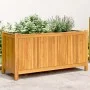 Jardinera con forro madera maciza de acacia 99,5x38x50 cm de vidaXL, Maceteros y jardineras - Ref: Foro24-366441, Precio: 107...