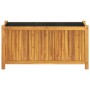 Jardinera con forro madera maciza de acacia 99,5x38x50 cm de vidaXL, Maceteros y jardineras - Ref: Foro24-366441, Precio: 118...