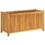 Jardinera con forro madera maciza de acacia 99,5x38x50 cm de vidaXL, Maceteros y jardineras - Ref: Foro24-366441, Precio: 107...