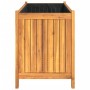 Jardinera con forro madera maciza de acacia 99,5x38x50 cm de vidaXL, Maceteros y jardineras - Ref: Foro24-366441, Precio: 118...
