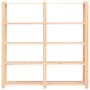 Estantería 5 niveles 10 unidades madera pino maciza 500 kg de vidaXL, Estanterías industriales - Ref: Foro24-3051112, Precio:...