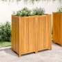 Jardinera con forro madera maciza de acacia 100x50x100 cm de vidaXL, Maceteros y jardineras - Ref: Foro24-366448, Precio: 205...