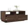 Mesa de centro con luces LED marrón roble 90x49x40 cm de vidaXL, Mesas de centro - Ref: Foro24-839839, Precio: 99,61 €, Descu...