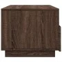 Mesa de centro con luces LED marrón roble 90x49x40 cm de vidaXL, Mesas de centro - Ref: Foro24-839839, Precio: 99,61 €, Descu...