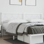 Cabecero de metal blanco 200 cm de vidaXL, Cabeceros y pies de cama - Ref: Foro24-376313, Precio: 45,13 €, Descuento: %