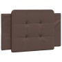 Cabecero de cama acolchado cuero sintético marrón 80 cm de vidaXL, Cabeceros y pies de cama - Ref: Foro24-374831, Precio: 21,...