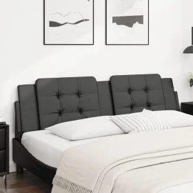 Black synthetic leather padded bed headboard 180 cm by vidaXL, Headboards and footboards - Ref: Foro24-374873, Price: 45,19 €...