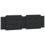 Cabecero de cama acolchado cuero sintético negro 180 cm de vidaXL, Cabeceros y pies de cama - Ref: Foro24-374873, Precio: 45,...
