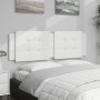 Cabecero de cama acolchado cuero sintético blanco 160 cm de vidaXL, Cabeceros y pies de cama - Ref: Foro24-374867, Precio: 49...