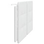 Cabecero de cama acolchado cuero sintético blanco 160 cm de vidaXL, Cabeceros y pies de cama - Ref: Foro24-374867, Precio: 49...
