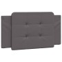Cabecero de cama acolchado cuero sintético gris 100 cm de vidaXL, Cabeceros y pies de cama - Ref: Foro24-374846, Precio: 29,0...