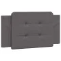Gray synthetic leather padded bed headboard 100 cm by vidaXL, Headboards and footboards - Ref: Foro24-374846, Price: 28,60 €,...