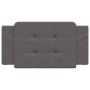 Cabecero de cama acolchado cuero sintético gris 100 cm de vidaXL, Cabeceros y pies de cama - Ref: Foro24-374846, Precio: 29,0...