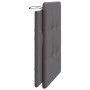 Cabecero de cama acolchado cuero sintético gris 100 cm de vidaXL, Cabeceros y pies de cama - Ref: Foro24-374846, Precio: 29,0...