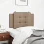 Cappuccino synthetic leather padded bed headboard 80 cm by vidaXL, Headboards and footboards - Ref: Foro24-374833, Price: 21,...