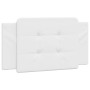 Cabecero de cama acolchado cuero sintético blanco 100 cm de vidaXL, Cabeceros y pies de cama - Ref: Foro24-374844, Precio: 25...