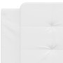 Cabecero de cama acolchado cuero sintético blanco 100 cm de vidaXL, Cabeceros y pies de cama - Ref: Foro24-374844, Precio: 25...