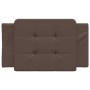 Cabecero de cama acolchado cuero sintético marrón 90 cm de vidaXL, Cabeceros y pies de cama - Ref: Foro24-374838, Precio: 30,...