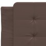 Cabecero de cama acolchado cuero sintético marrón 90 cm de vidaXL, Cabeceros y pies de cama - Ref: Foro24-374838, Precio: 30,...