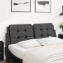 Cabecero de cama acolchado cuero sintético negro 120 cm de vidaXL, Cabeceros y pies de cama - Ref: Foro24-374850, Precio: 41,...